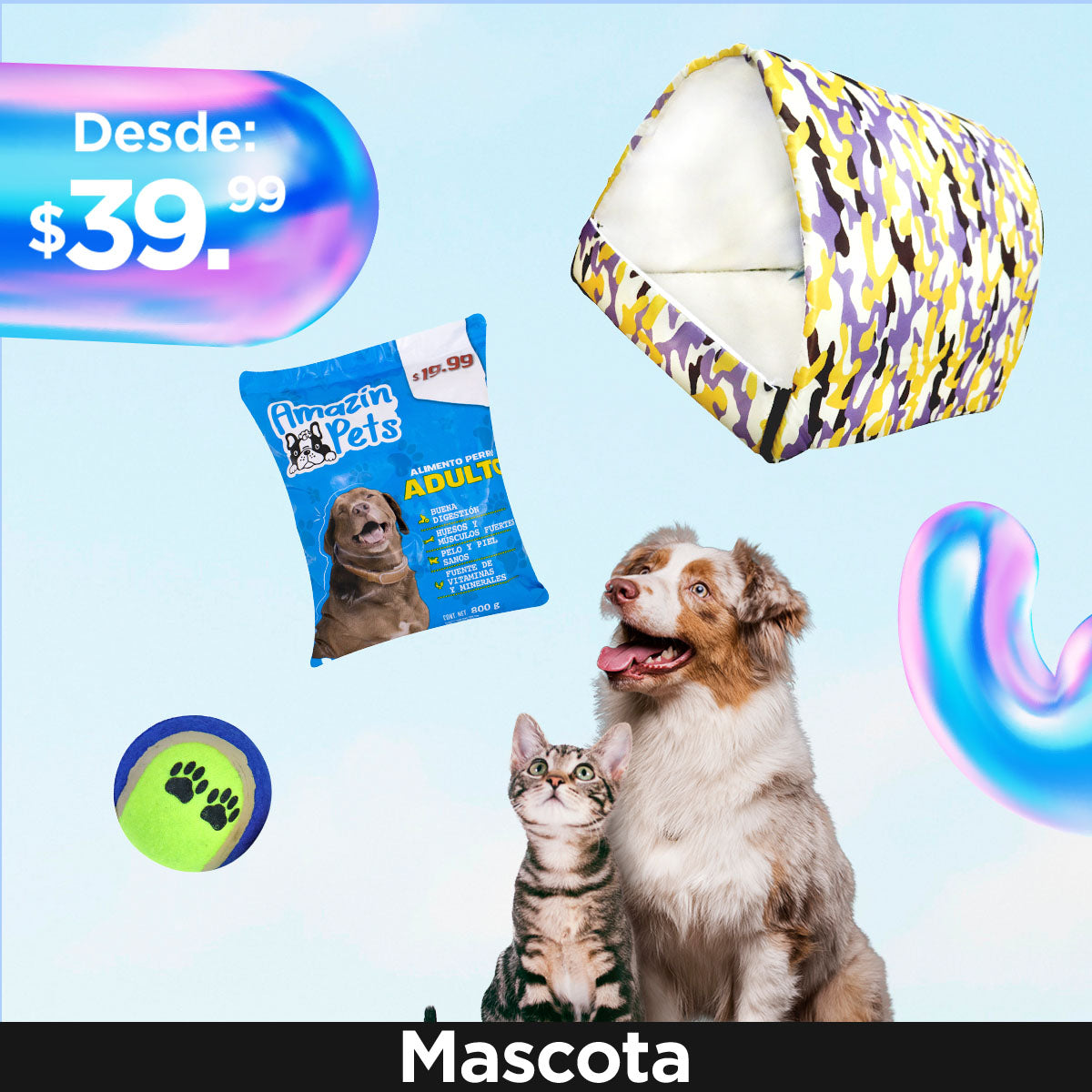 Cashback exclusivo en accesorios para mascotas
