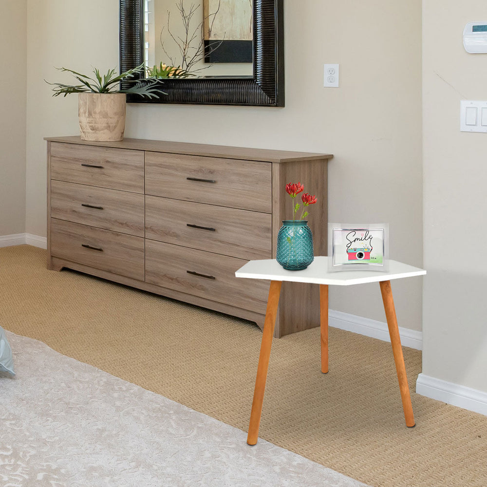 Kit de Mesas, Forma Hexagonal Blanca ¡Llévate 3 y paga 2!