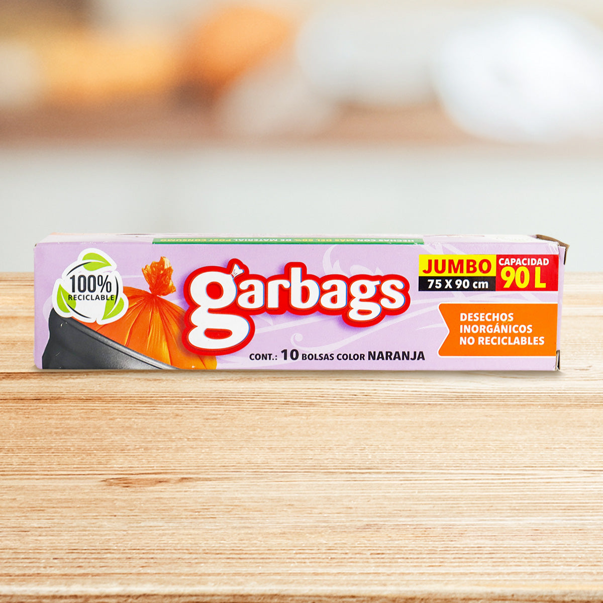 Bolsas Jumbo color Naranja para Basura
