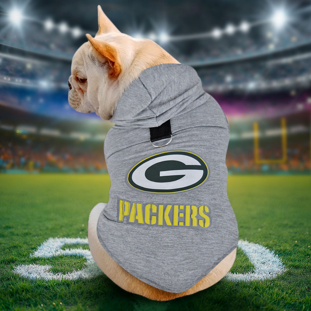 Sudadera Packers NFL color Gris para Perro