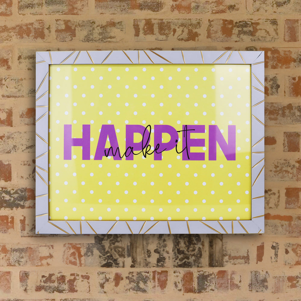 Portadocumento, Marco Gris con Dorado, 30x24 cm