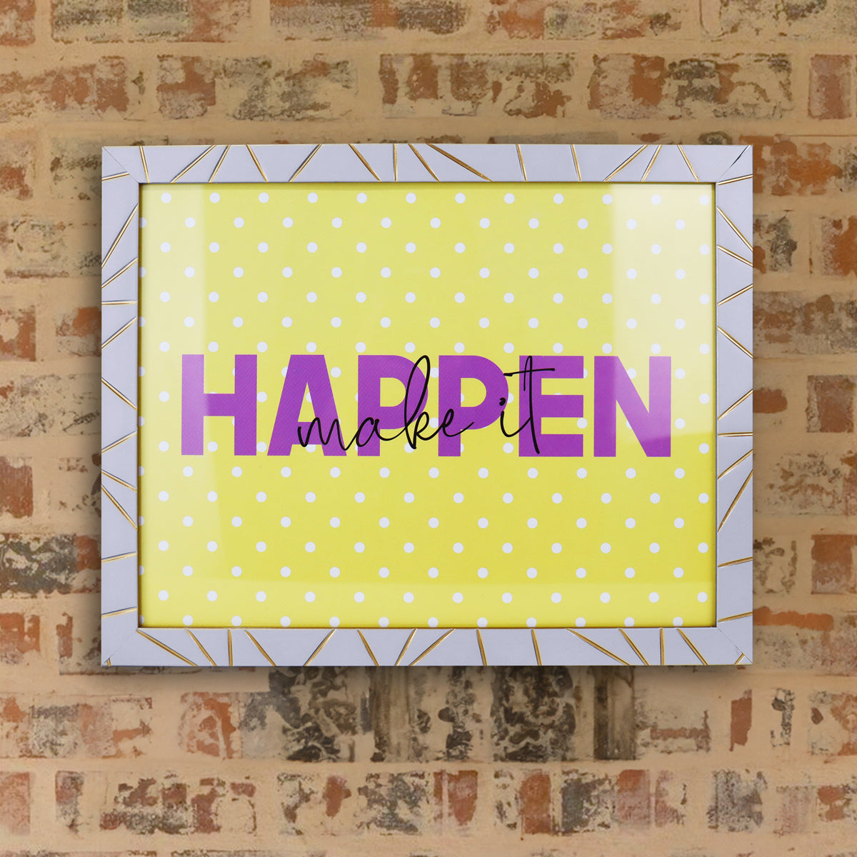 Portadocumento, Marco Gris con Dorado, 30x24 cm