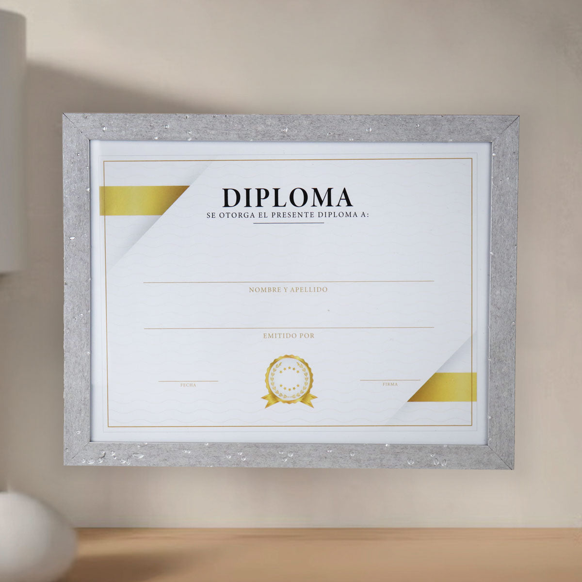 Porta Documento, Color Gris