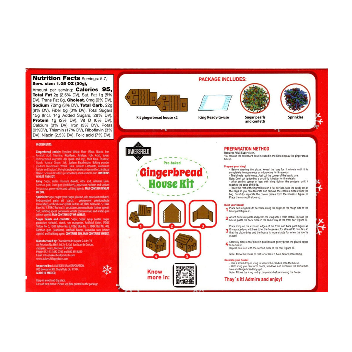 Kit de Casita de Jengibre, 170gr