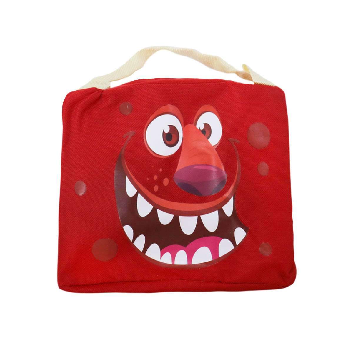 Lonchera de Monstruo para Niños, color Rojo