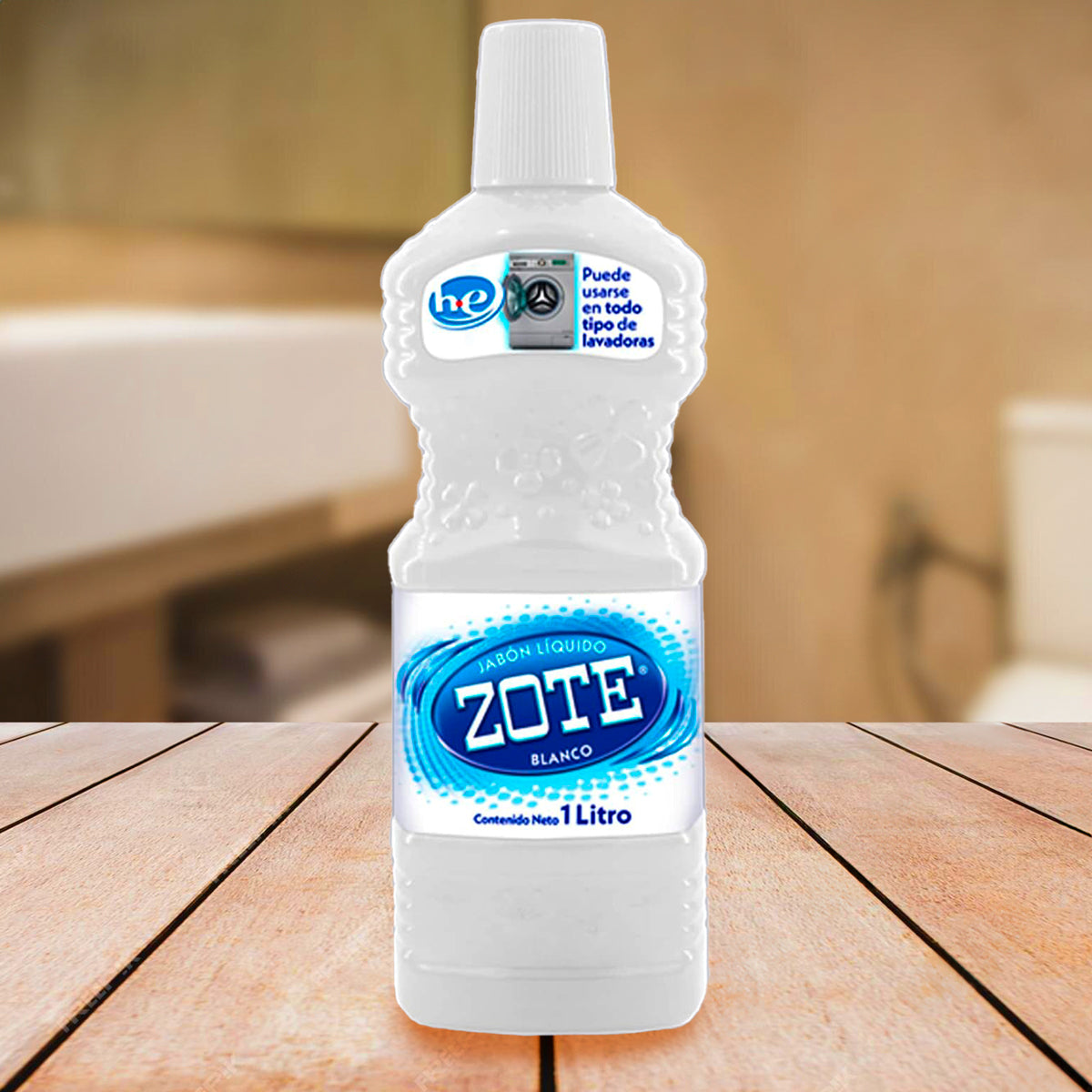 Jabón Líquido Zote Blanco, 1 L