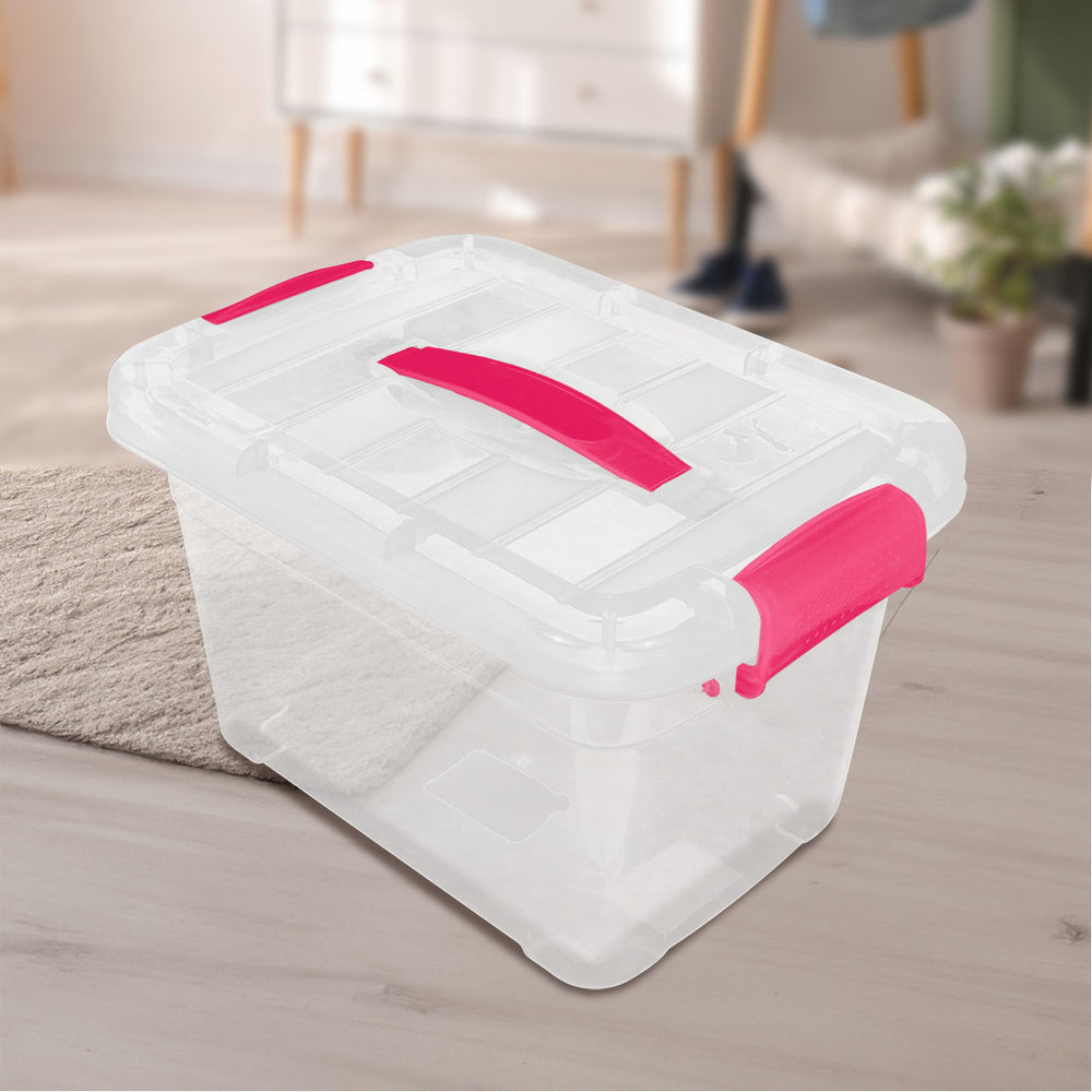 Caja de Plástico Venecia color Fucsia 6L