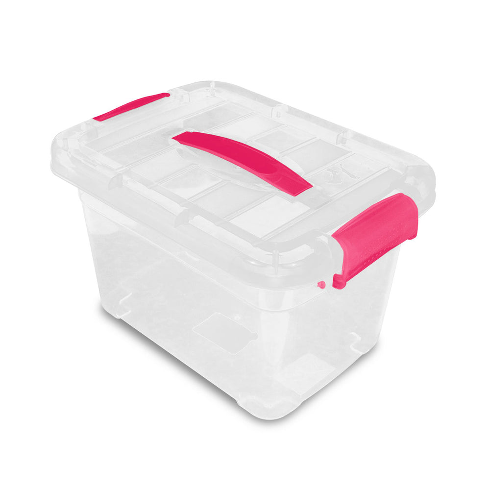 Caja de Plástico Venecia color Fucsia 6L