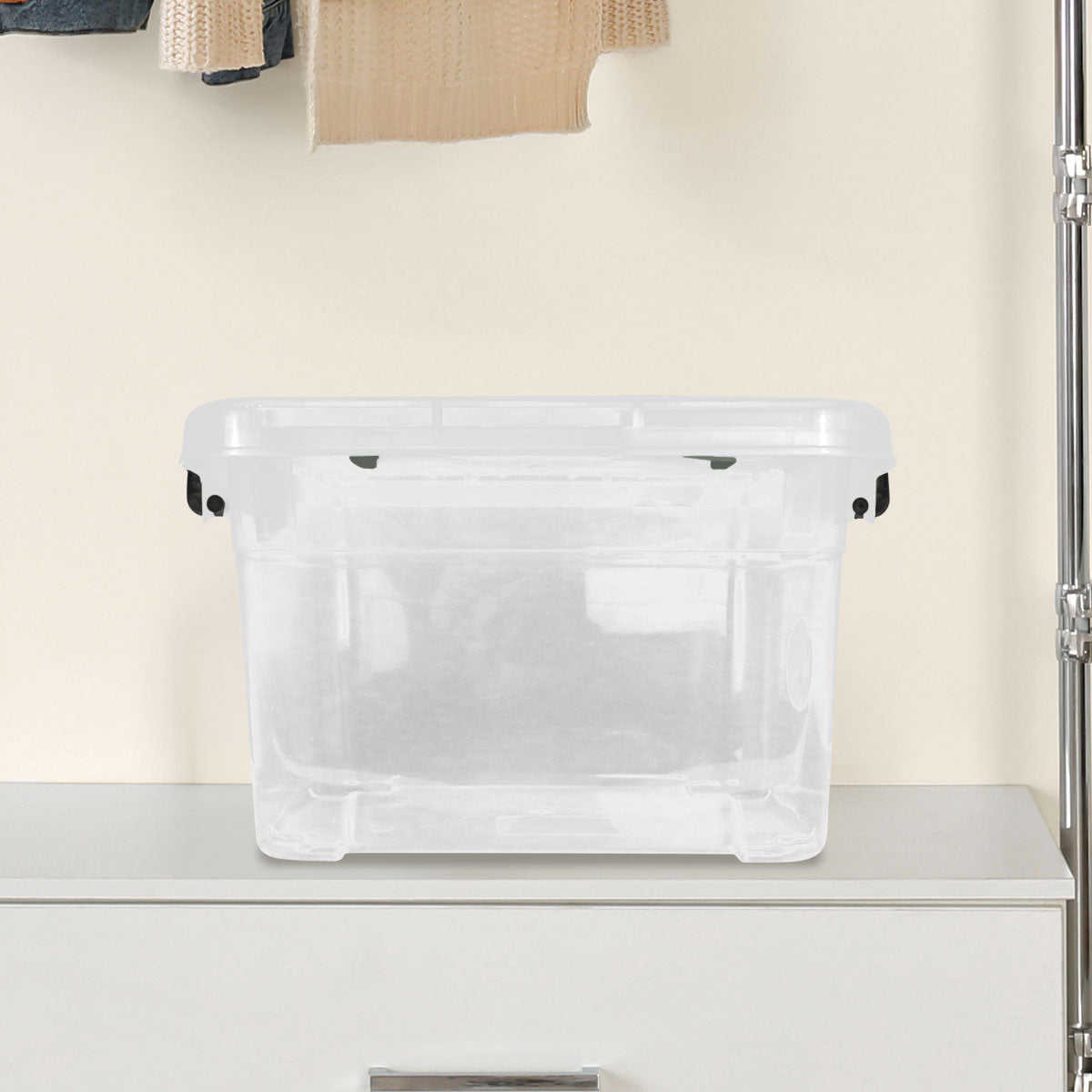 Caja de Plástico Venecia color Negro 6L