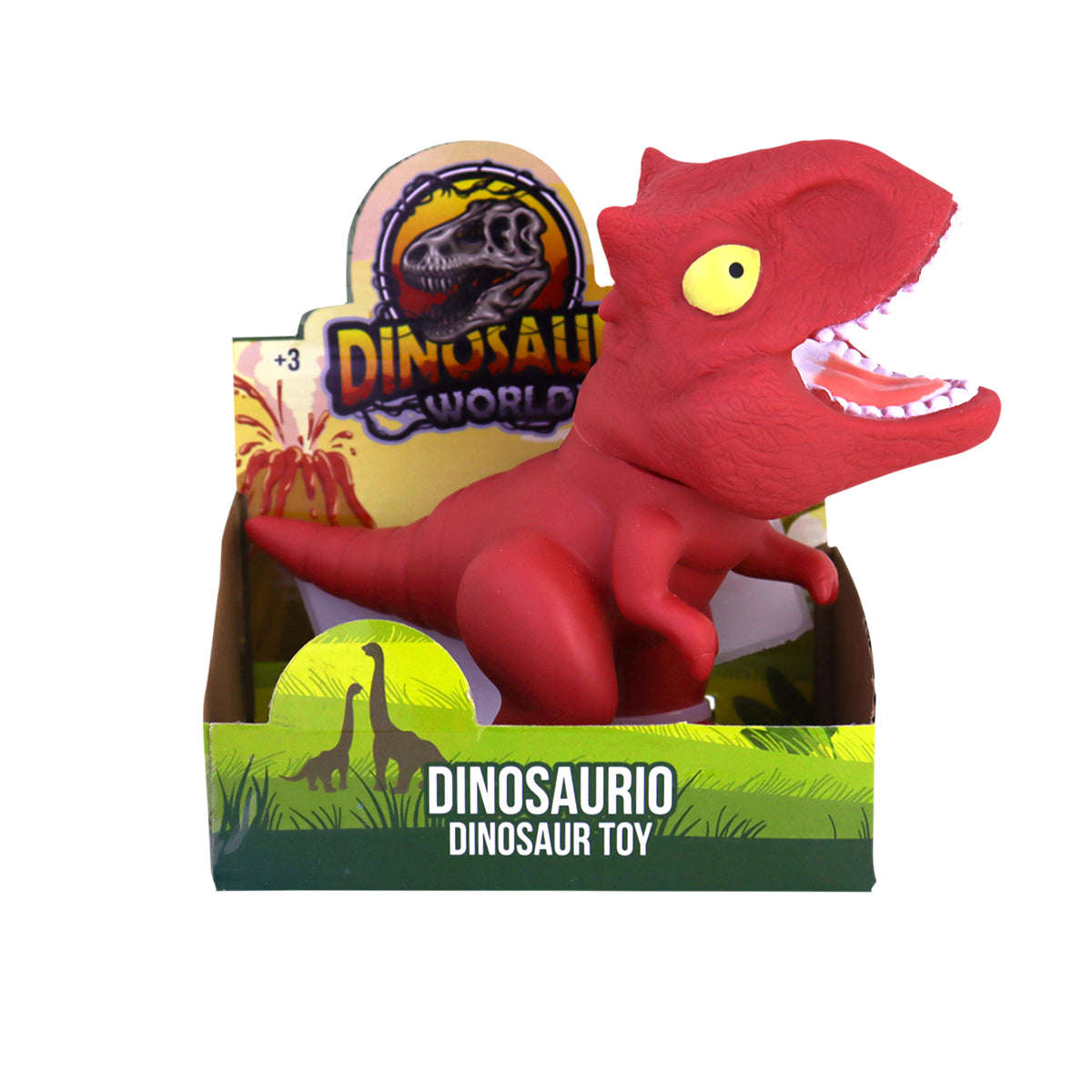 Juguete de Dinosaurio color Rojo para Niños
