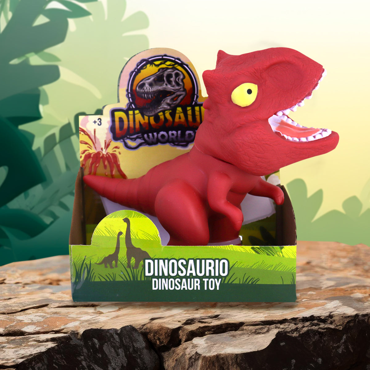 Juguete de Dinosaurio color Rojo para Niños