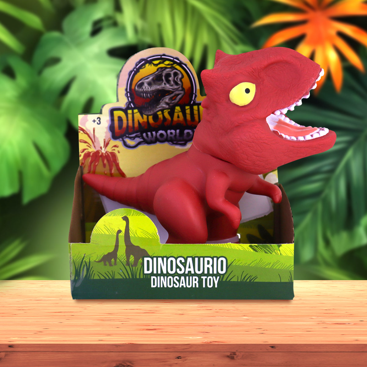 Juguete de Dinosaurio color Rojo para Niños