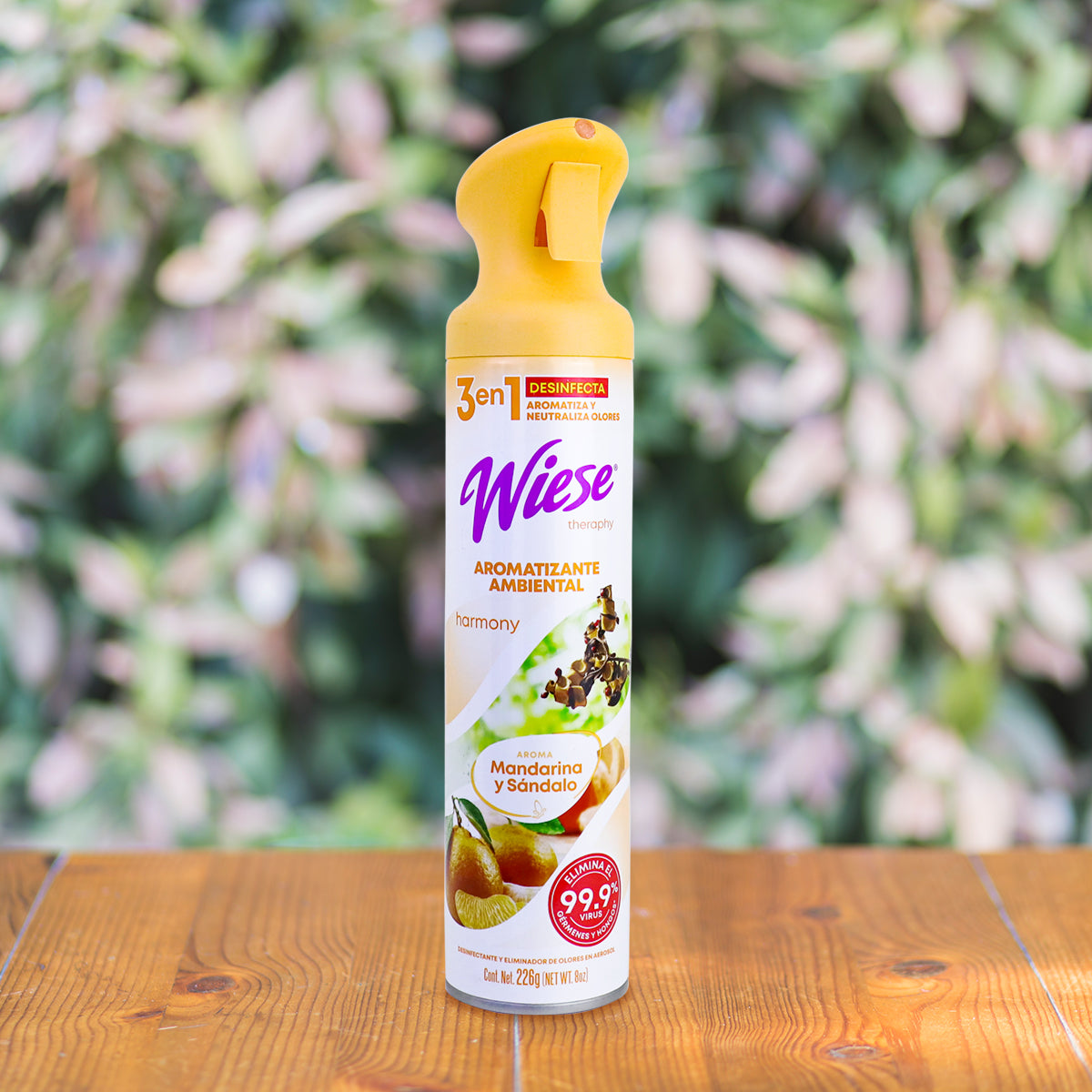 Wiese, Aromatizante en Aerosol, Mandarina, 226gr.