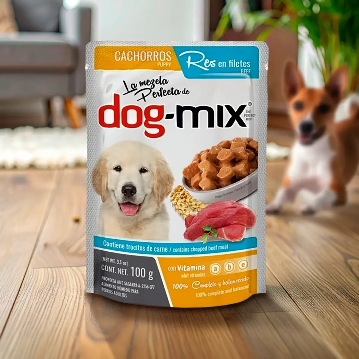 Alimento Húmedo Balanceado para Perro, Dog Mix, Cachorro, 100 gr
