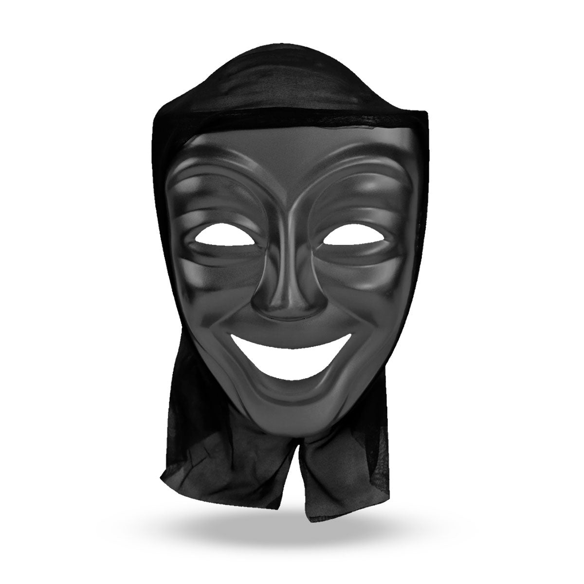 Máscara de Teatro color Negro para Disfraz