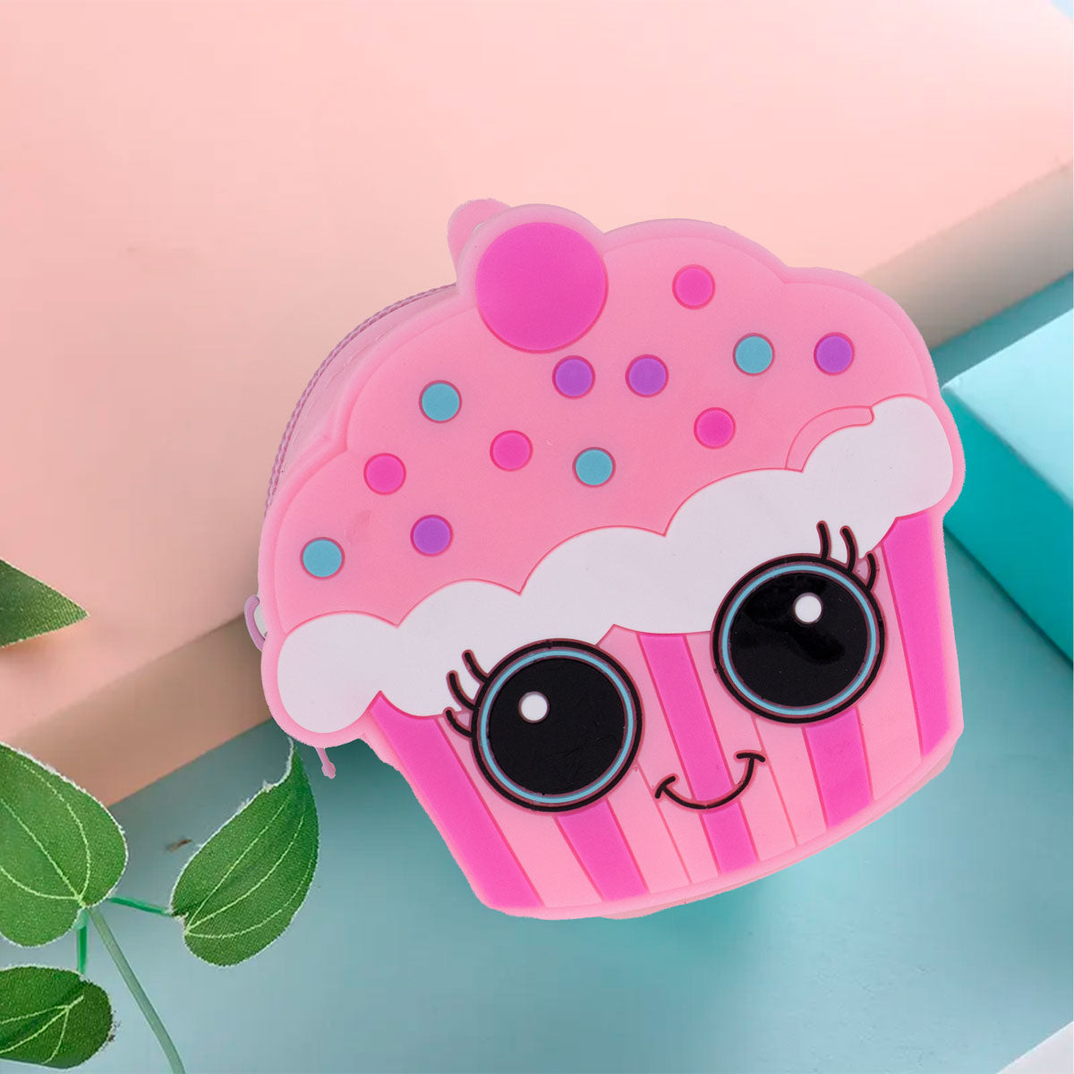 Almacenador de Silicón en Forma de Panque color Rosa