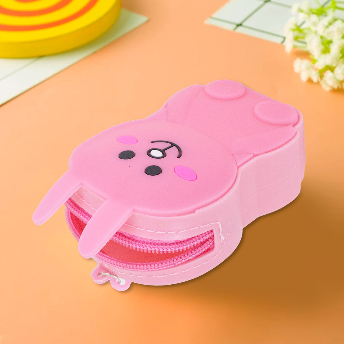 Almacenador en Forma de Oso Color Rosa