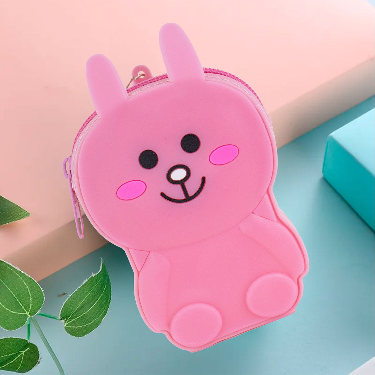 Almacenador en Forma de Oso Color Rosa