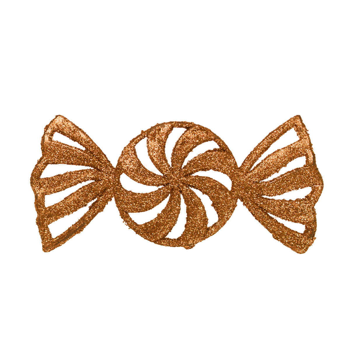 Caramelos Decorativos Diamantina Color Naranja, 3 piezas.