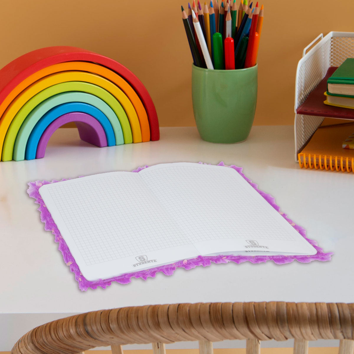 Libreta Jaspeada color Morado 80H