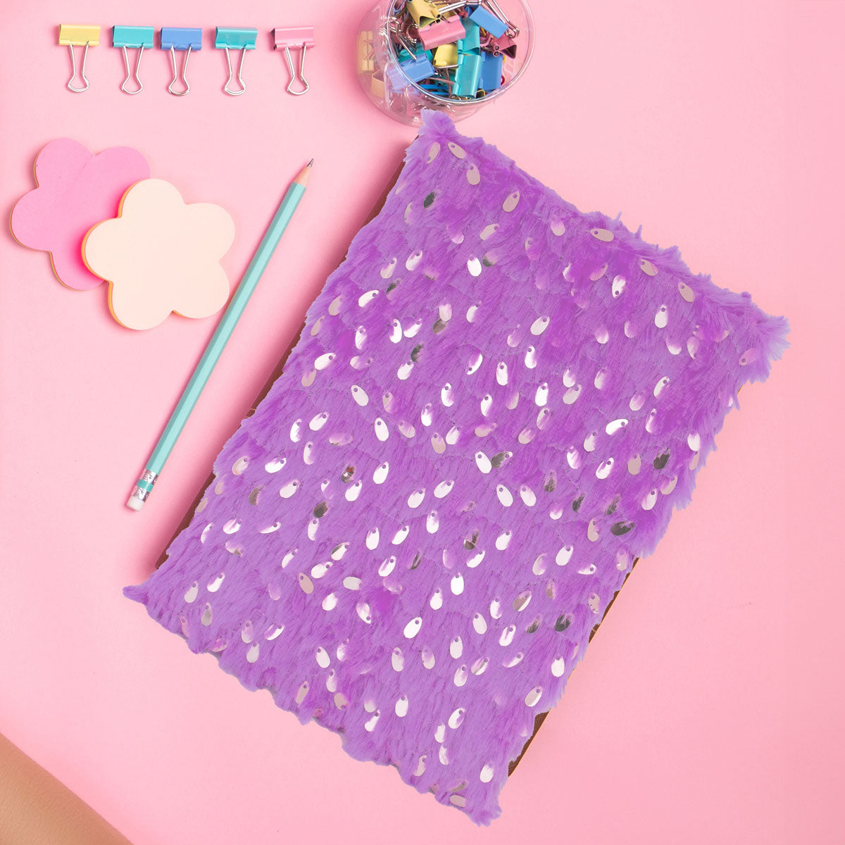 Libreta Jaspeada color Morado 80H