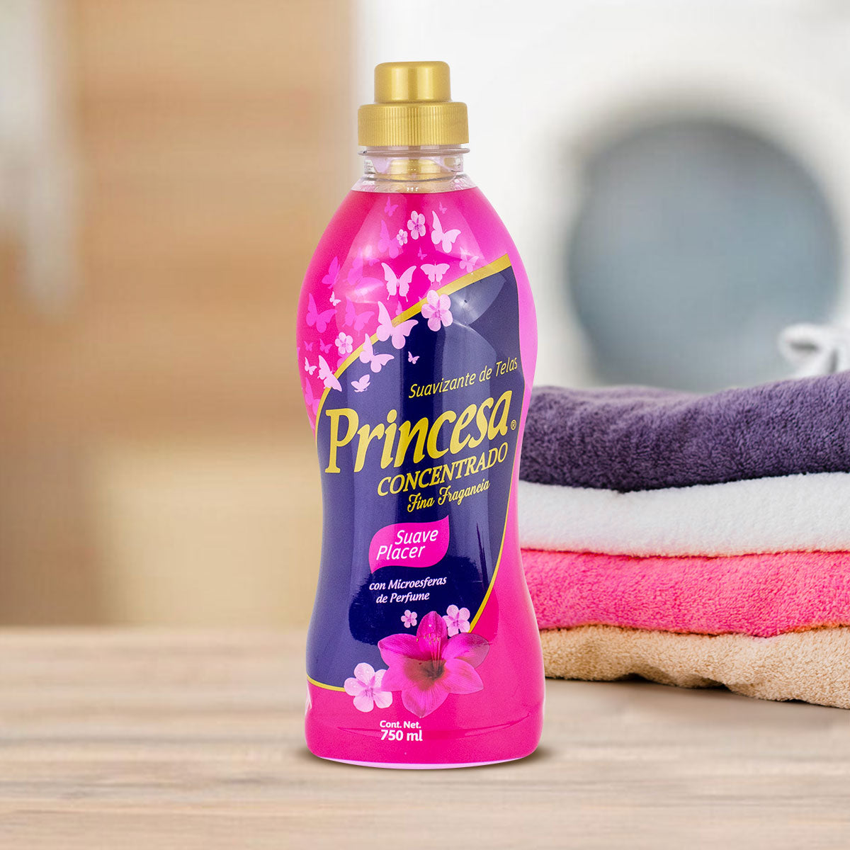 Suavizante de Telas Princesa Suave Placer 750 ml