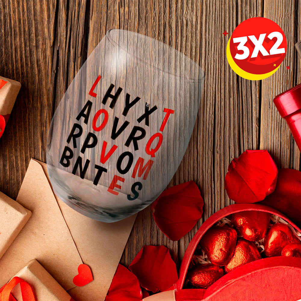 Wow! Copa de Vino sin Tallo ¡3 x 2!