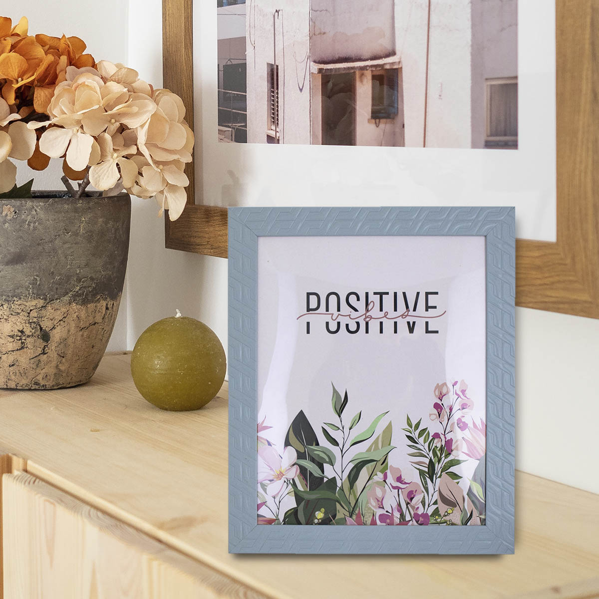 Portarretratos con Marco color Aqua 20x25cm