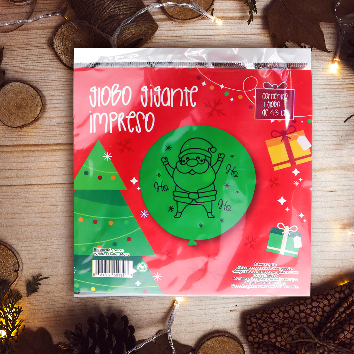 Globo con Diseño de Muñeco de Nieve para Decoración de Navidad, 43cm