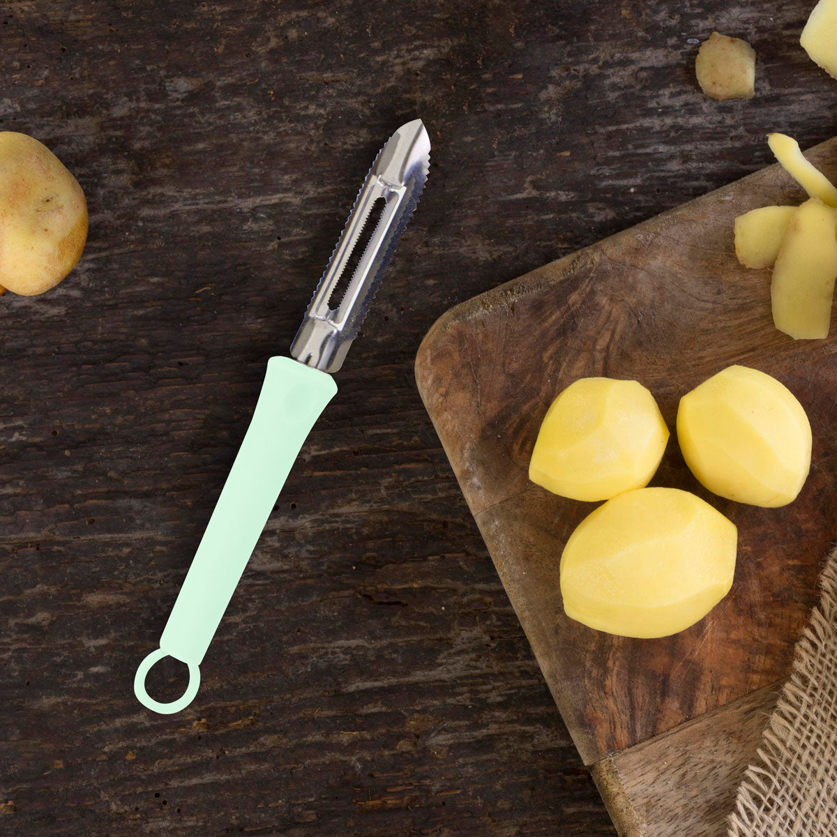 Inkanto Pelador con Mango color Menta