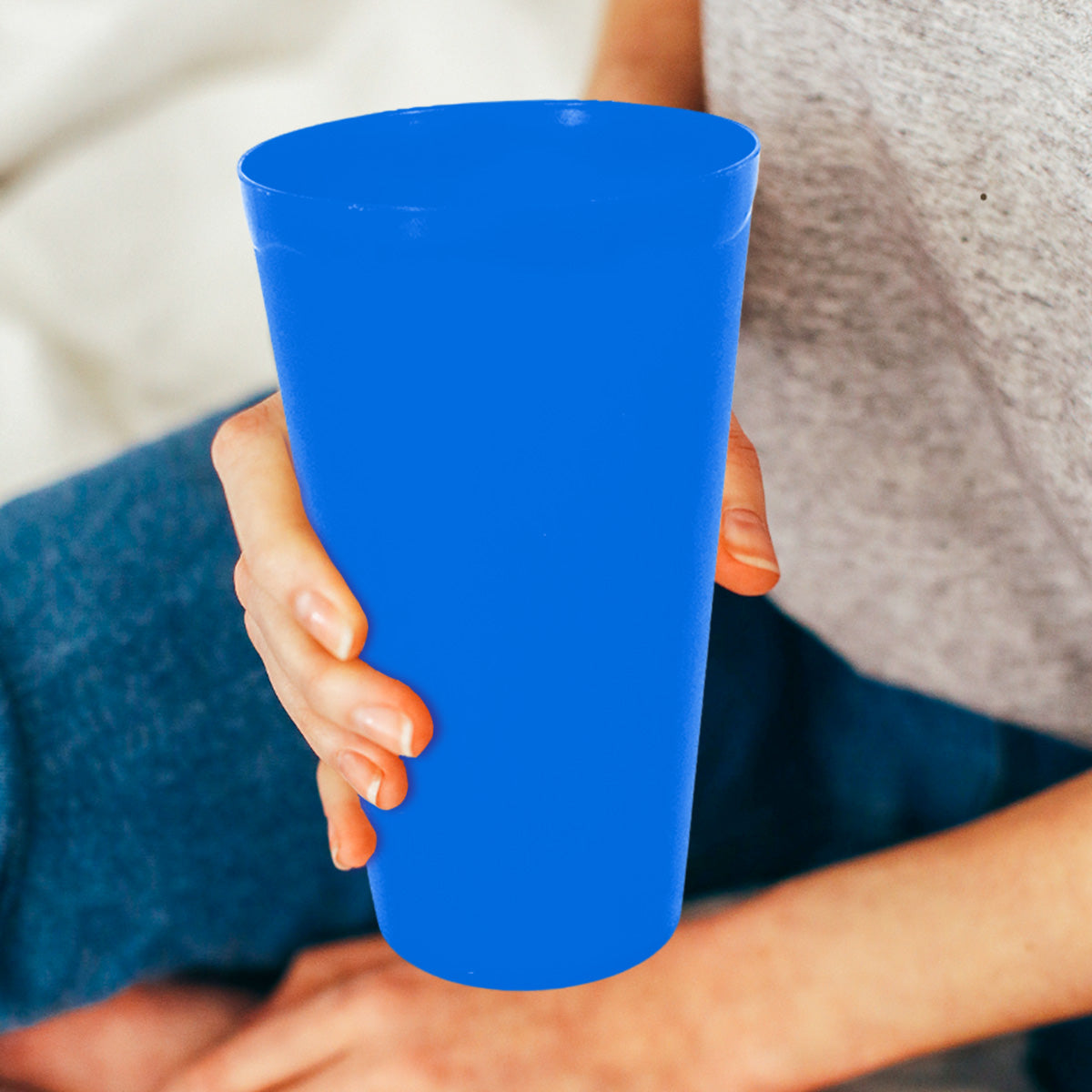 Vaso de Plástico color Azul 470ml