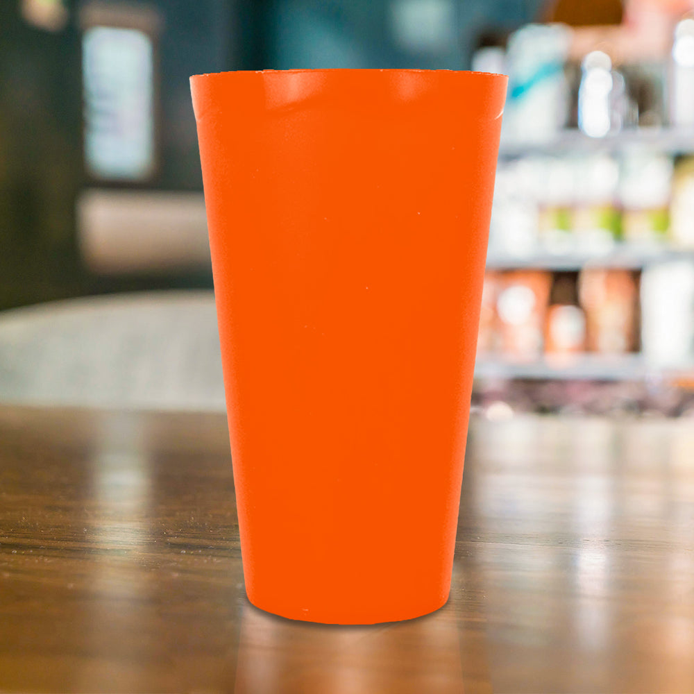 Vaso de Plástico color Naranja 470ml