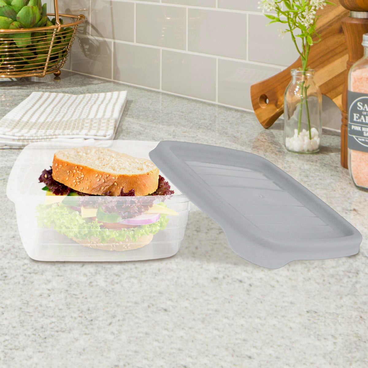 Contenedor Hermético 300ml, color Oxford