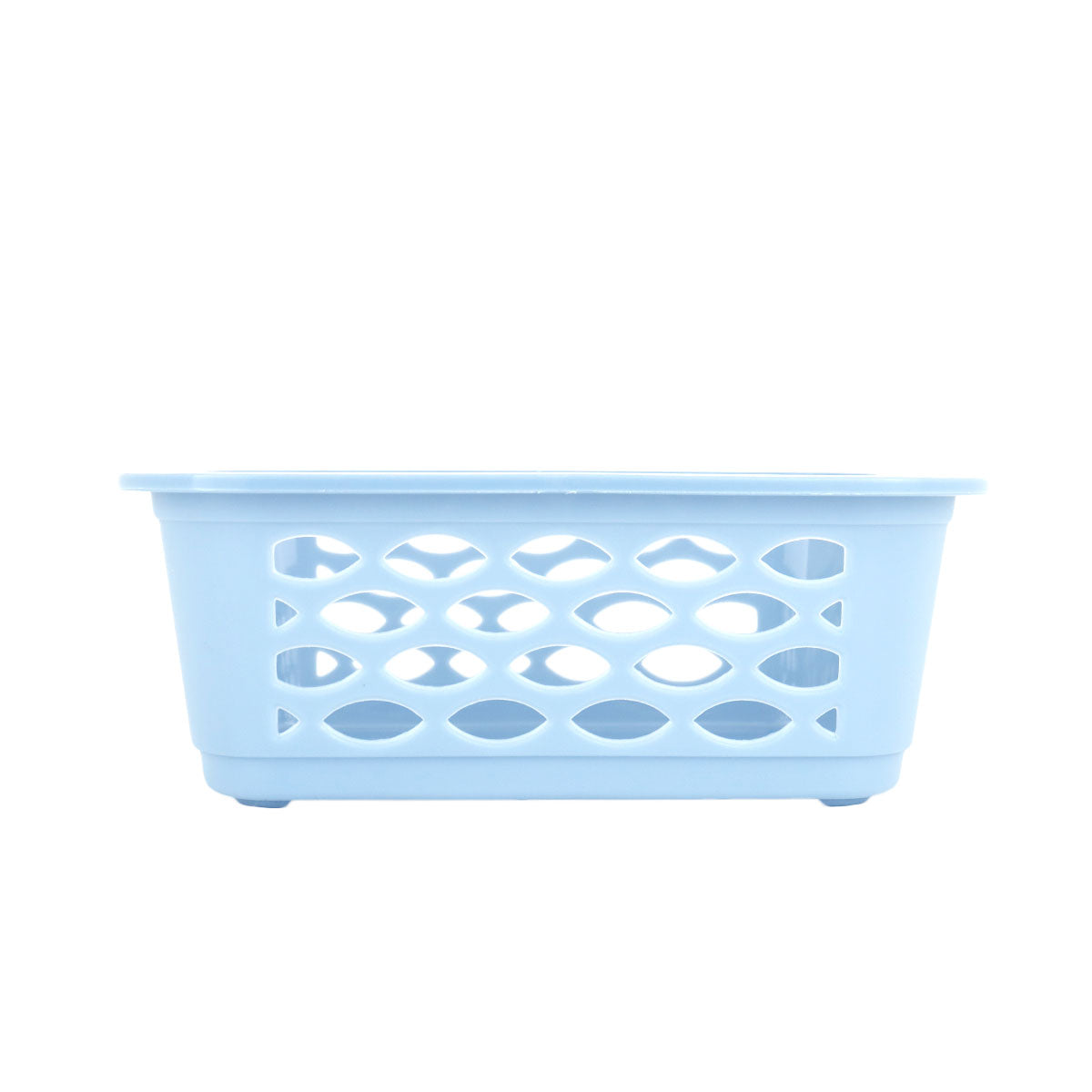 Canasta Rectangular Calada para Almacenamiento, color Azul