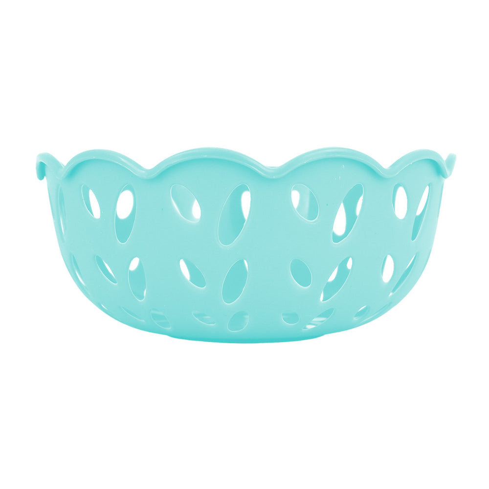 Canasta Calada para Almacenamiento, color Aqua