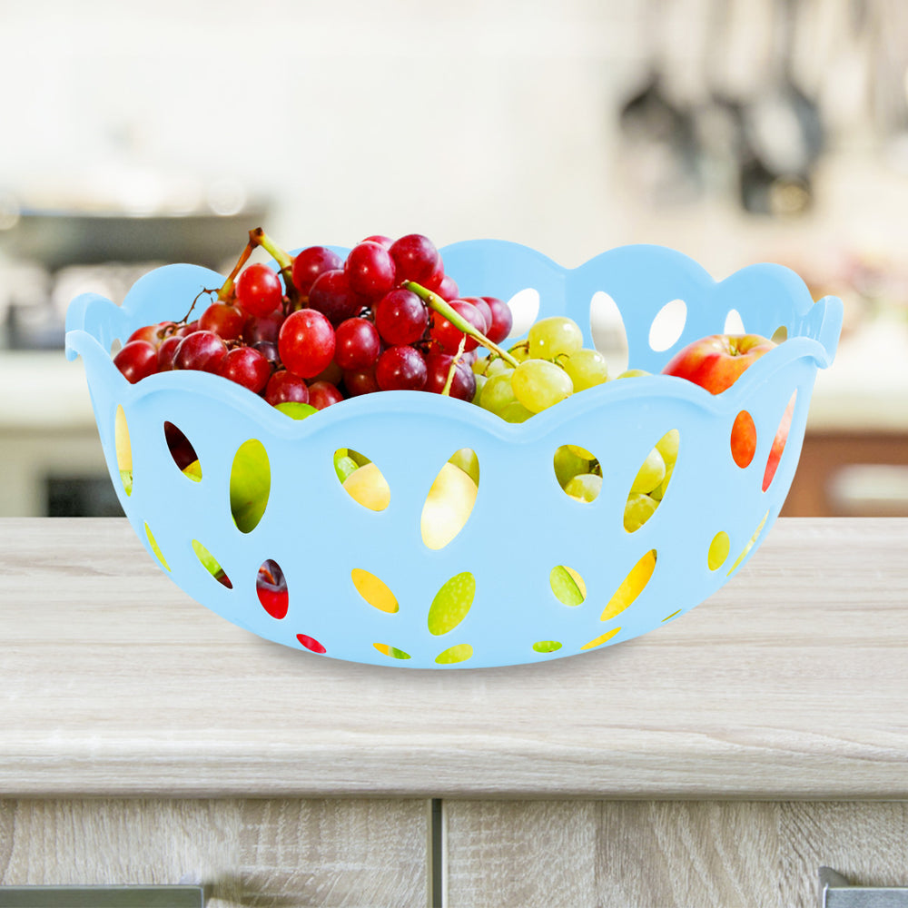 Canasta Calada para Almacenamiento, color Cielo