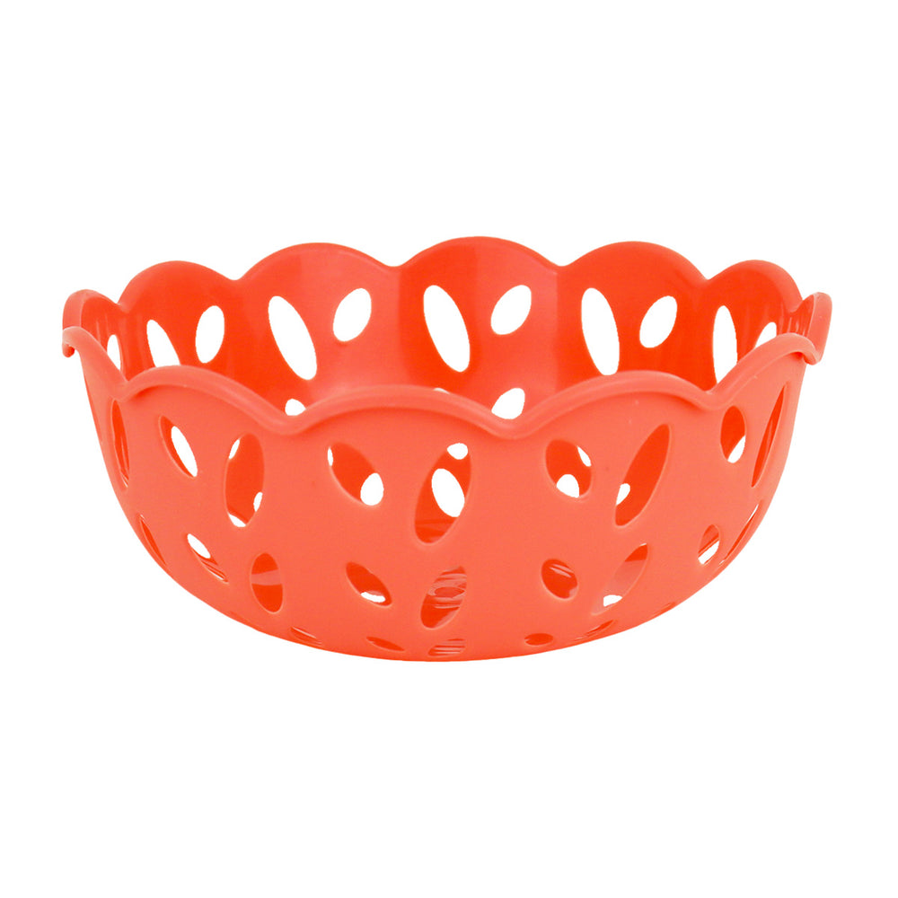 Canasta Calada para Almacenamiento, color Mamey