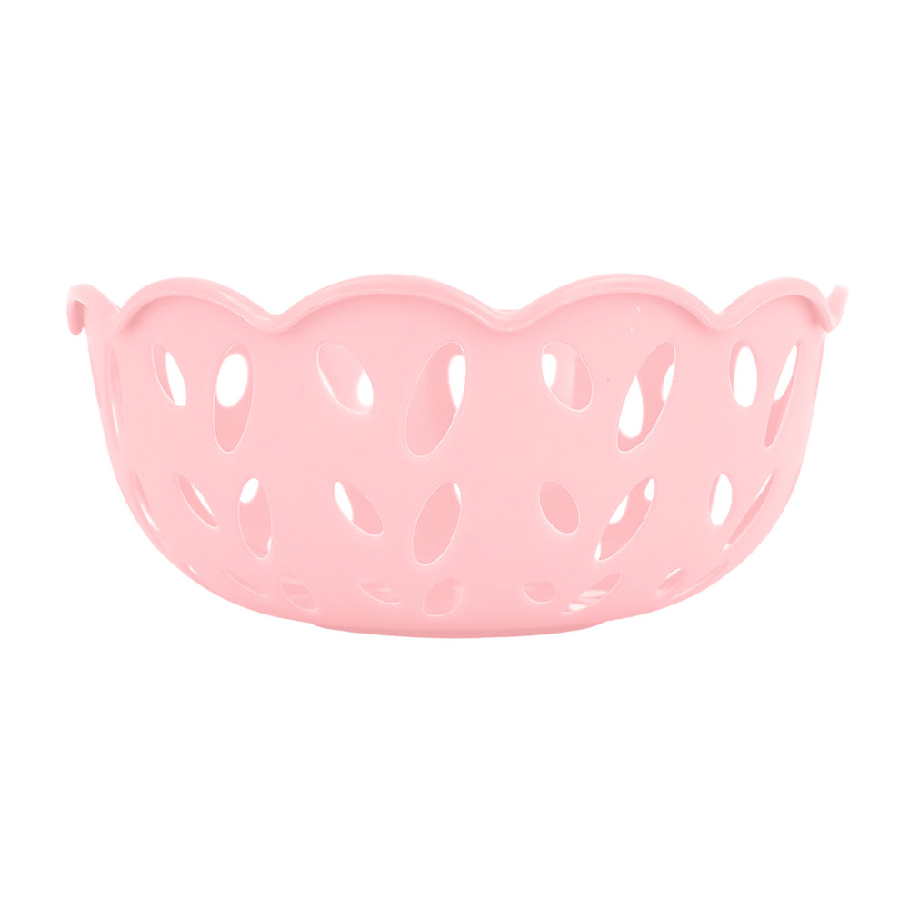 Canasta Calada para Almacenamiento, color Rosa