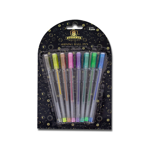 Paquete de bolígrafos de Gel con Glitter