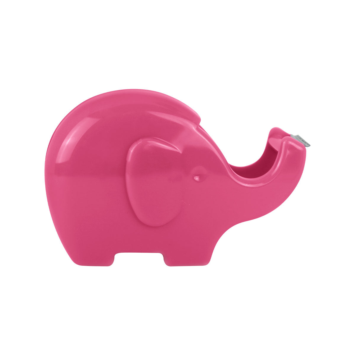 Dispensador de Cinta Adhesiva en Forma de Elefante, Color Rosa