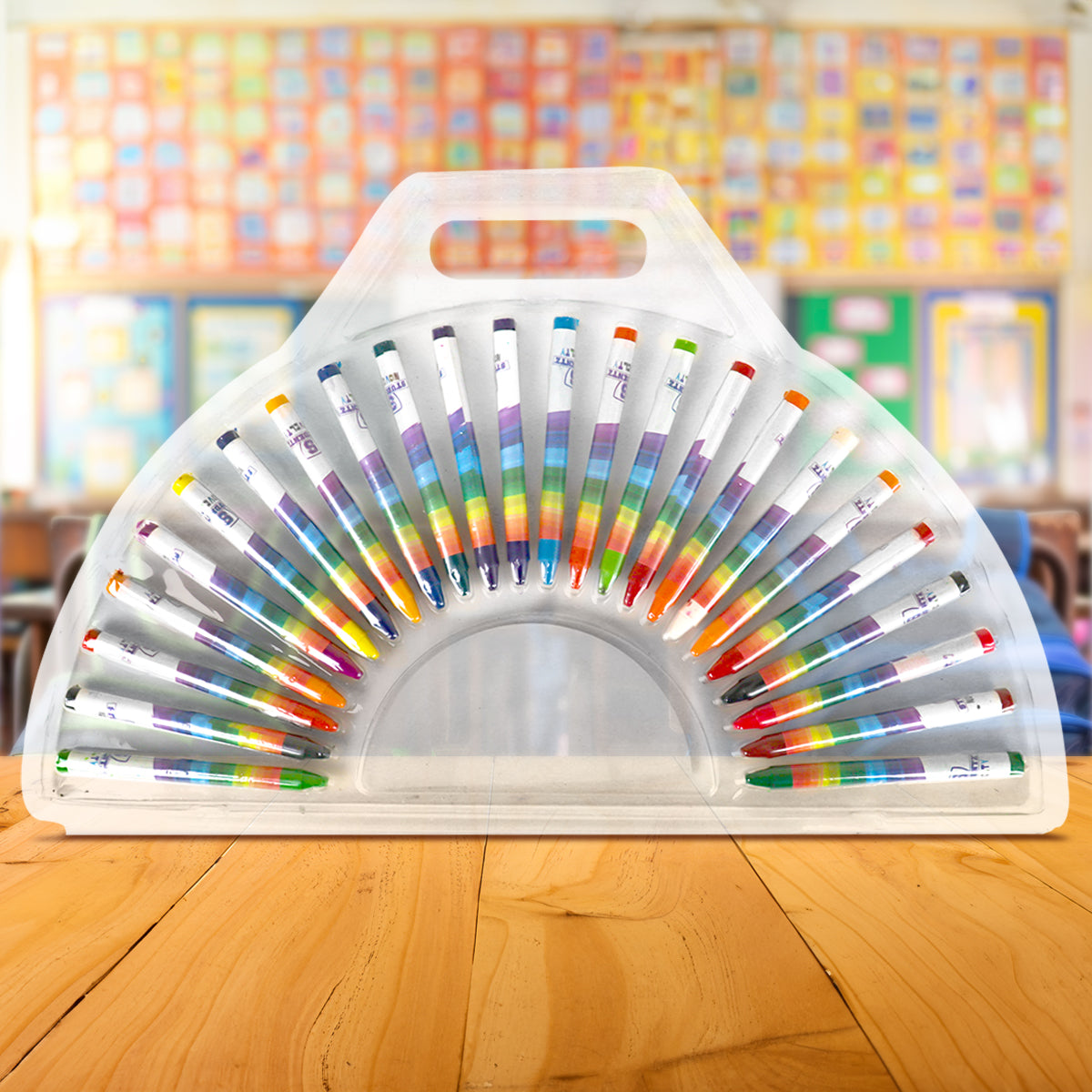 Set de Crayones de Colores, 24 pzas