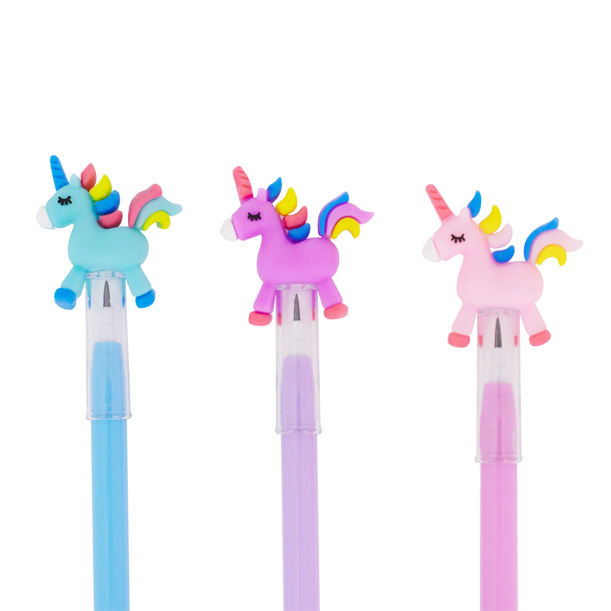 Lapiceros Tipo Pencil Unicornio con 3 Pza.