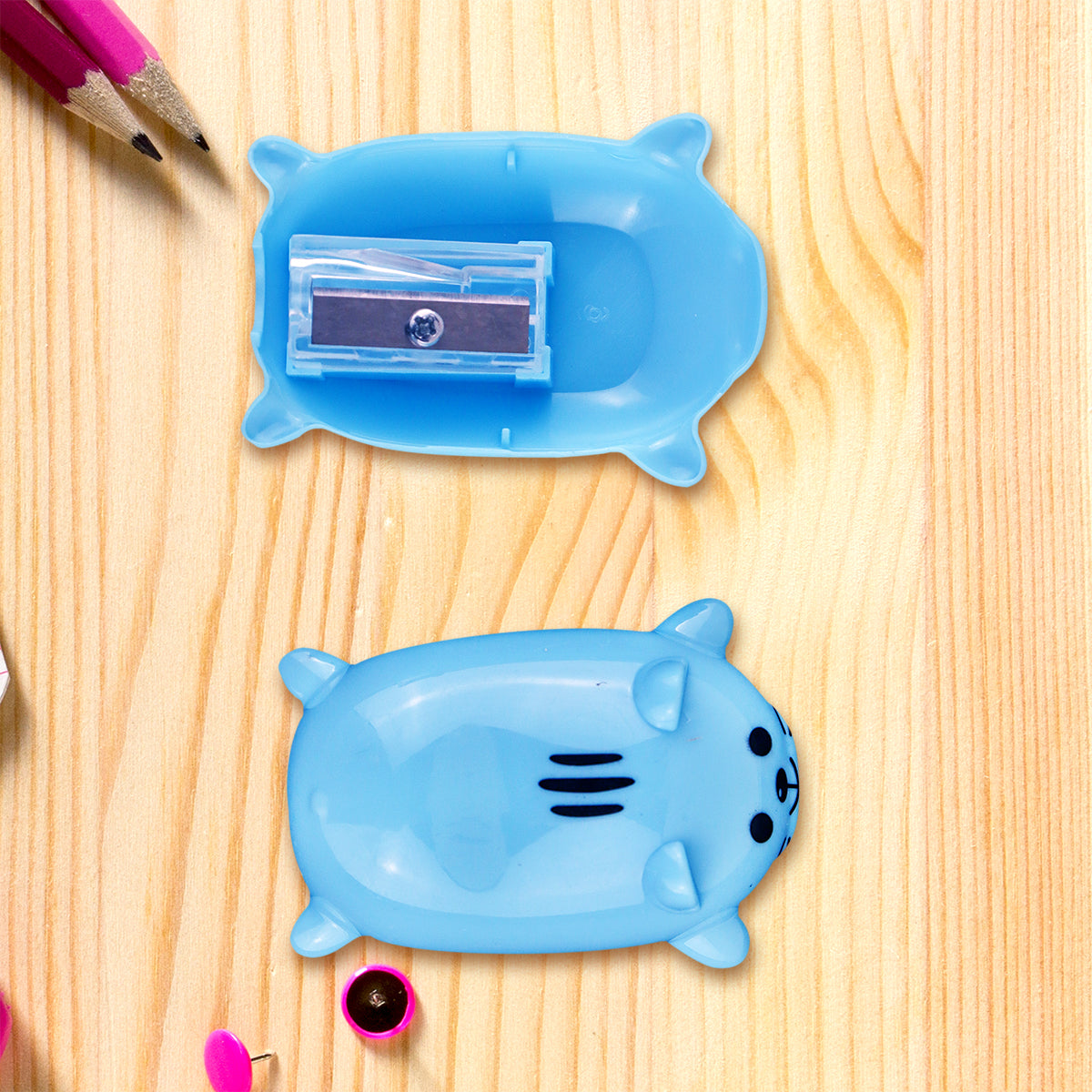 Sacapuntas en Forma de Gato, 3pzas