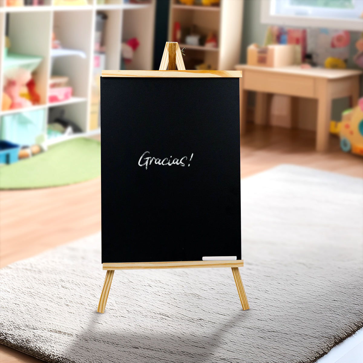 Pizarrón Negro con Caballete