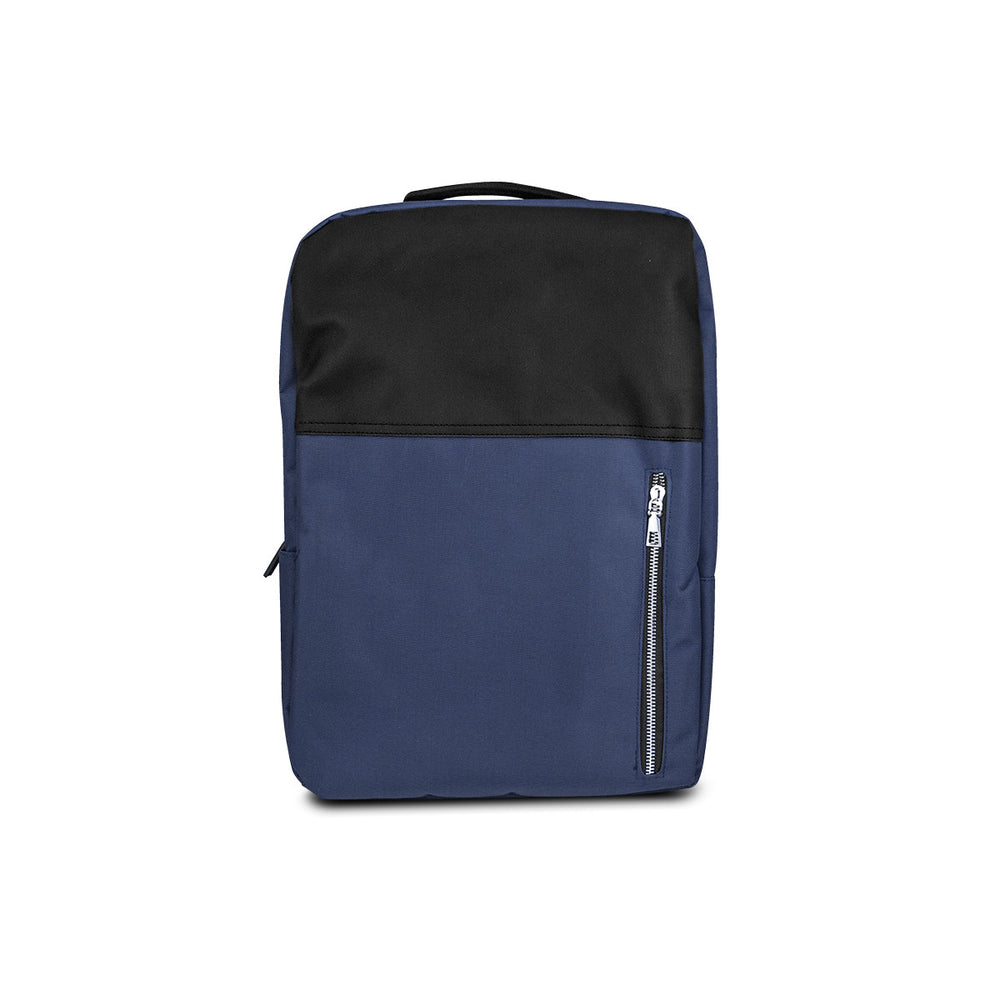 Mochila Porta Laptop con Cargador USB color Azul Marino