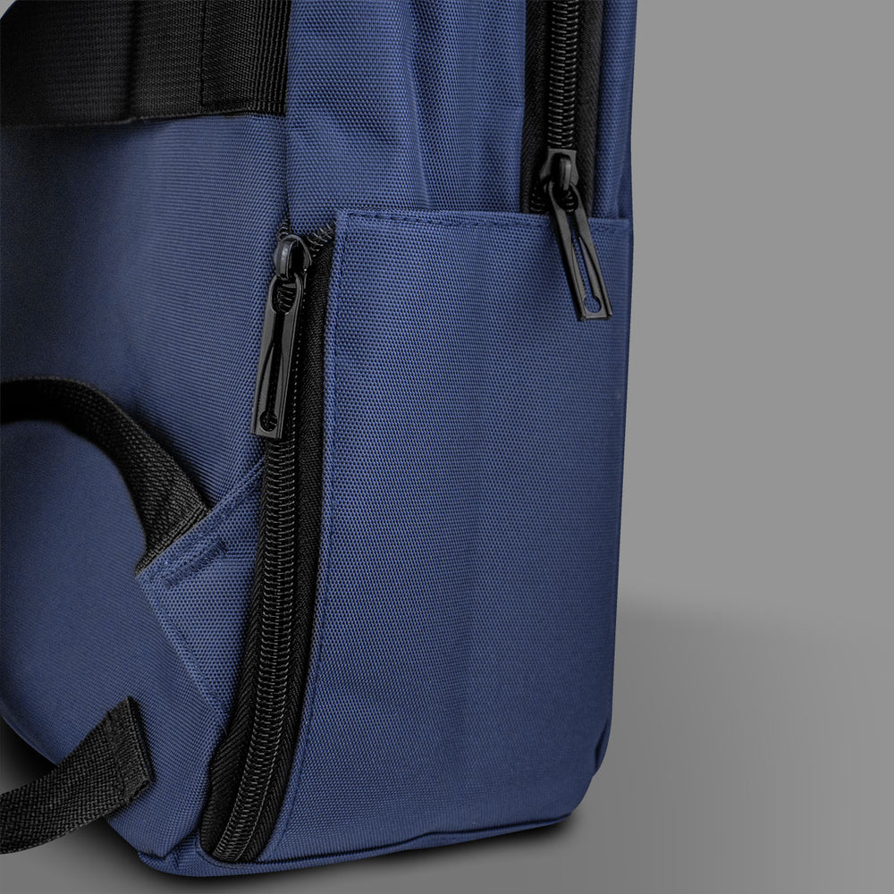 Mochila Porta Laptop con Cargador USB color Azul Marino