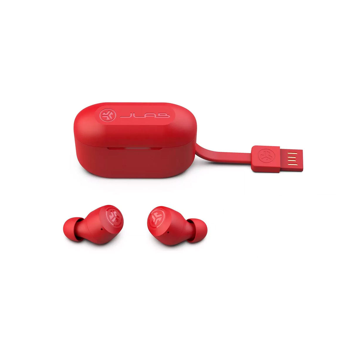 Auriculares Bluetooth True Wireless color Rojo, JLab Go Air Pop (Reacondicionado)