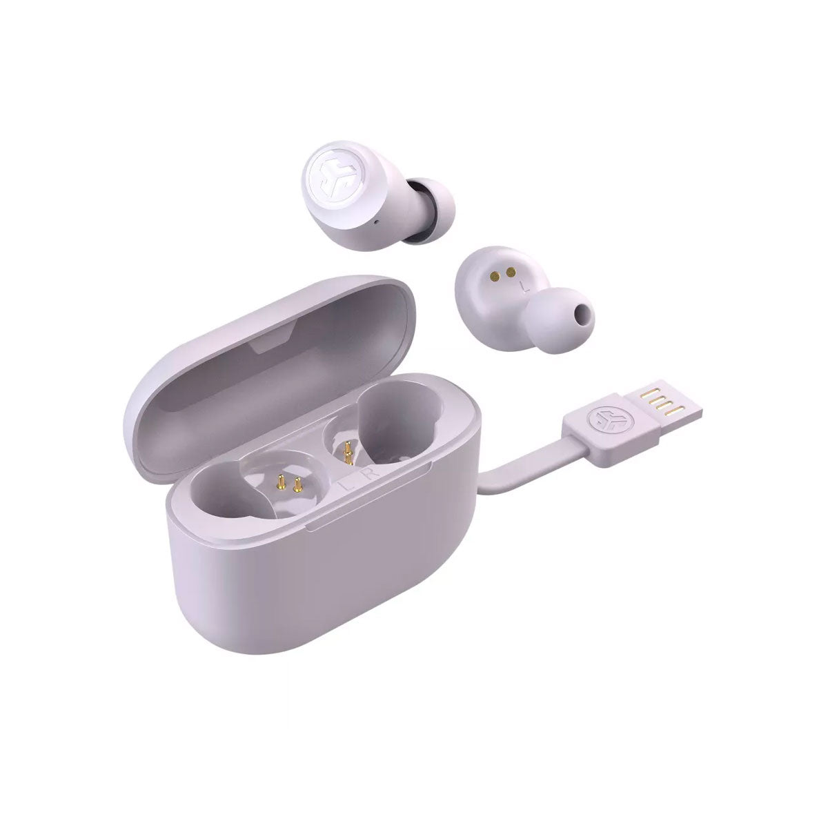 Auriculares Bluetooth True Wireless color Lila, JLab Go Air Pop (Reacondicionado)