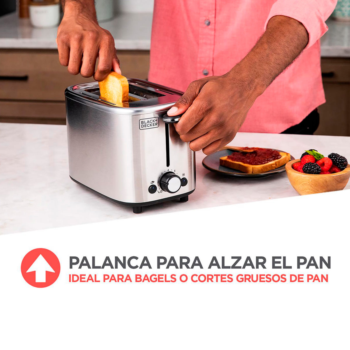 Tostadora de 2 rebanadas Black Decker. Waldo s