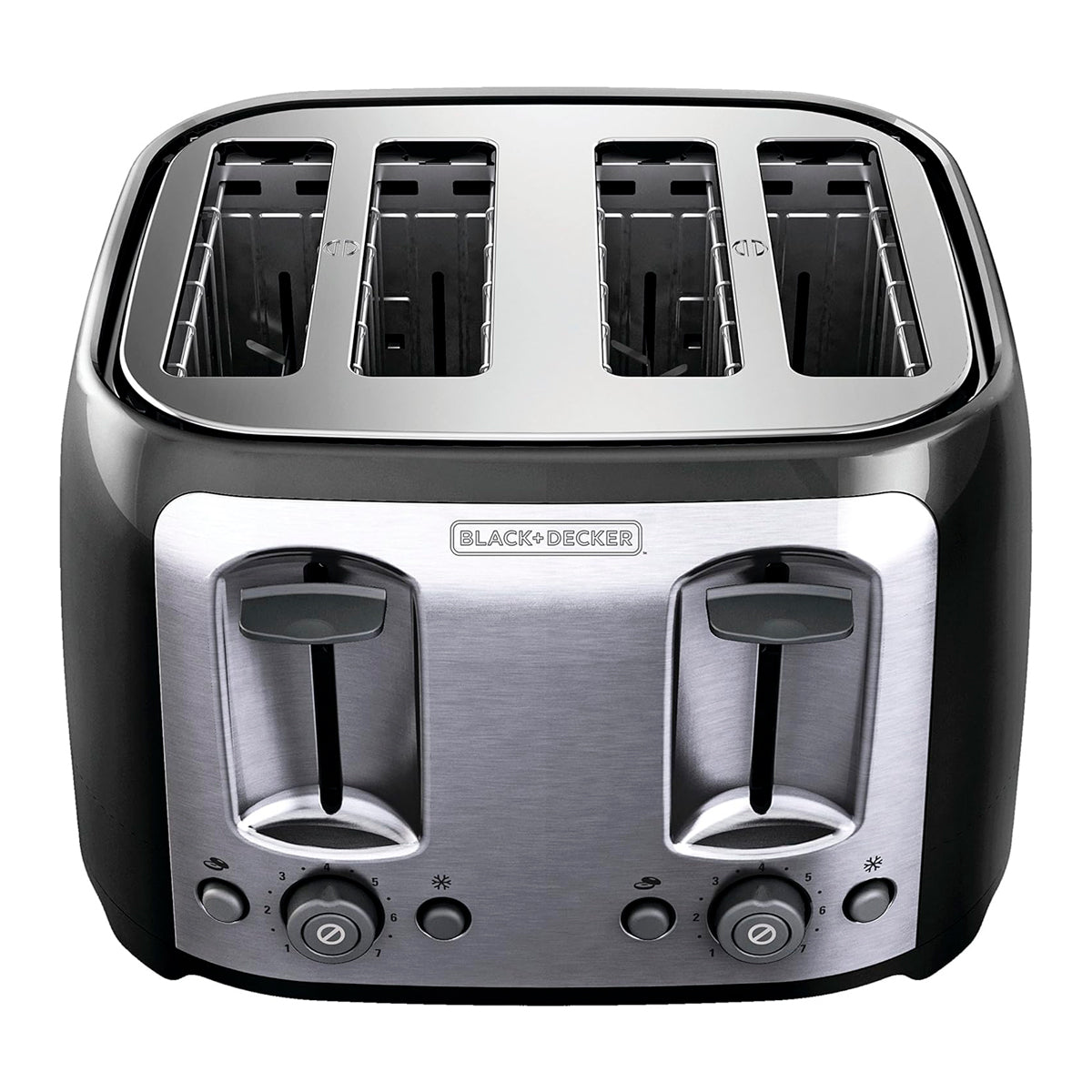 Tostadora de 4 Rebanadas, Black + Decker